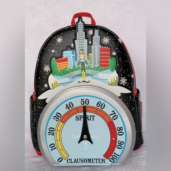 Loungefly Buddy The Elf Light Up Clausometer Backpack - Picture 1 of 13